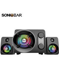 Sonic Gear Ηχοσύστημα 2.1 Titan 7 BTMI 15W με Digital Media Player Μαύρο  