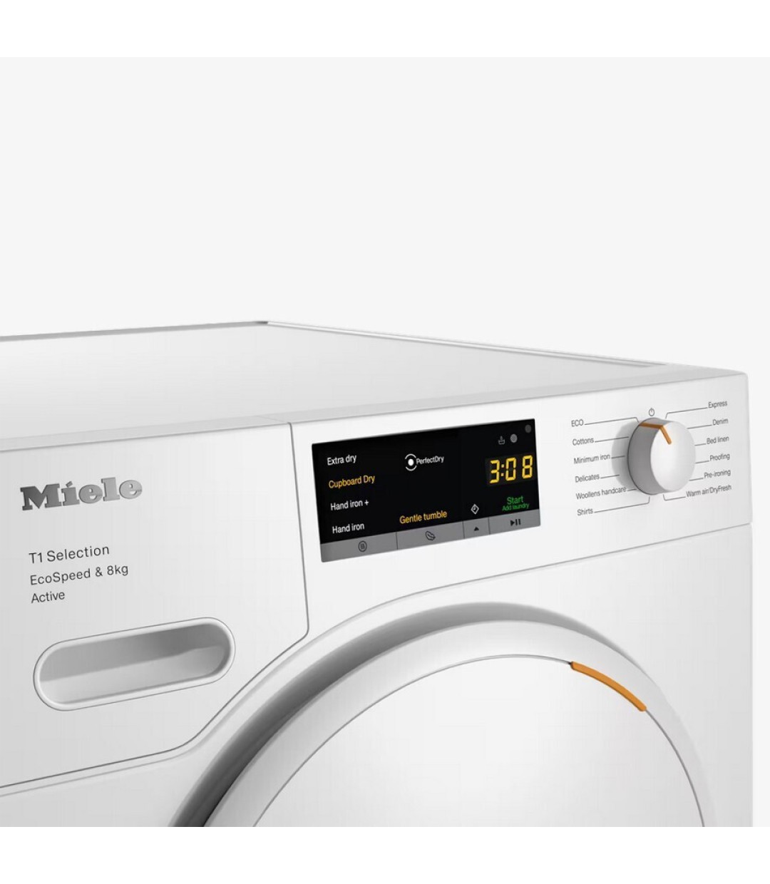 Miele Active TSA 523 WP EU1 LW Στεγνωτήριο 8kg με Αντλία Θερμότητας