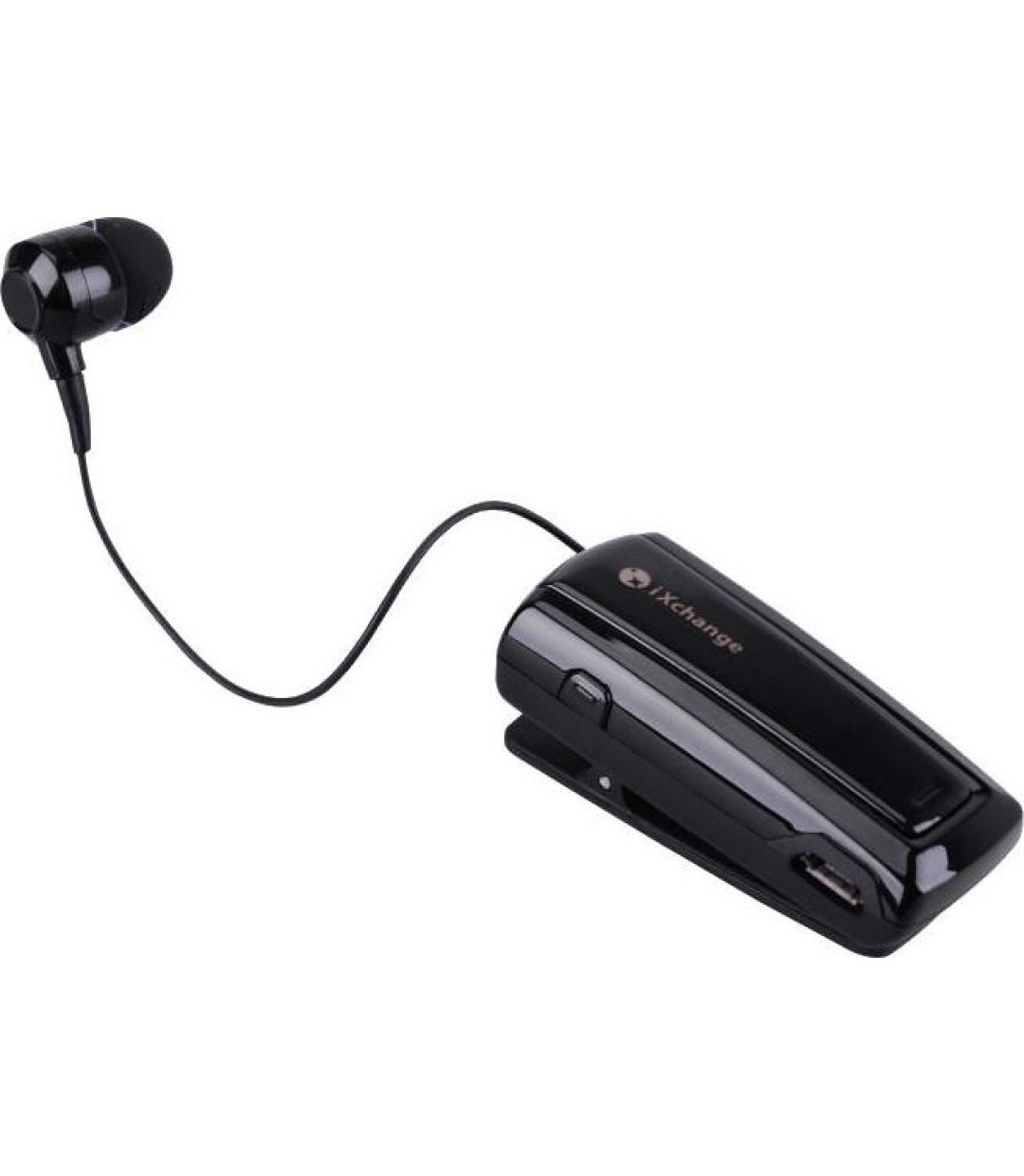 iXchange UA24ST In-ear Bluetooth Handsfree Ακουστικό Πέτου Μαύρο iXchange UA24ST In-ear Bluetooth Handsfree Ακουστικό Πέτου Μαύρο