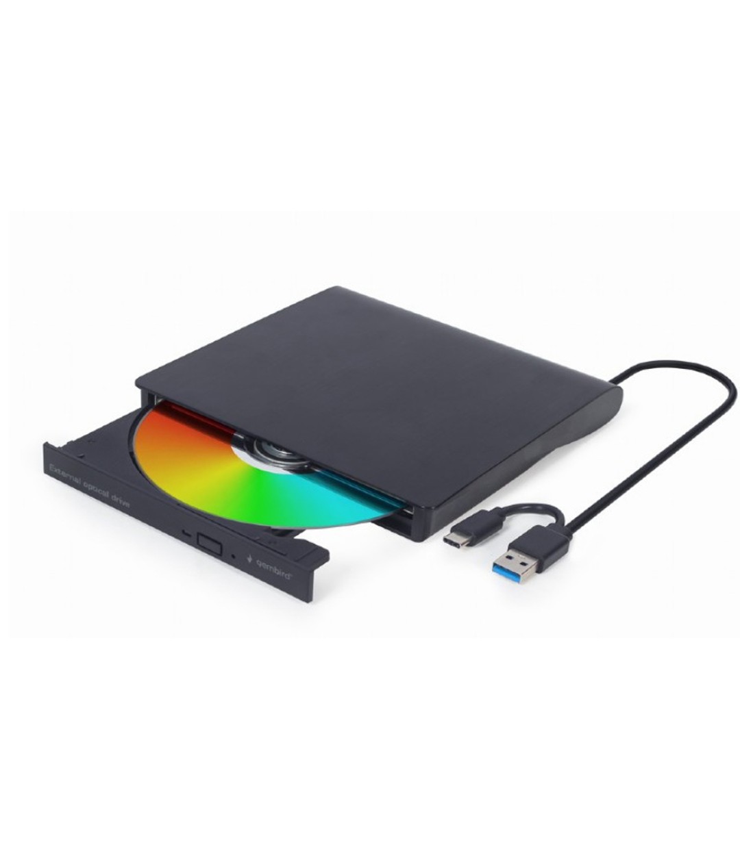 Gembird Εξωτερικός Οδηγός για Laptop DVD-USB-031 Μαύρο
