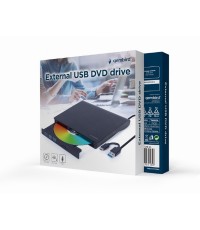 Gembird Εξωτερικός Οδηγός για Laptop DVD-USB-031 Μαύρο