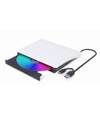 Gembird Εξωτερικός Οδηγός Blu-Ray Εγγραφής για Laptop DVD-USB-031 BW Μαύρο