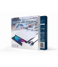 Gembird Εξωτερικός Οδηγός Blu-Ray Εγγραφής για Laptop DVD-USB-031 BW Μαύρο