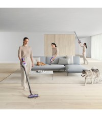Dyson V7 Advanced Επαναφορτιζόμενη Σκούπα 2 σε 1 Stick & Χειρός 21.6V Ασημί