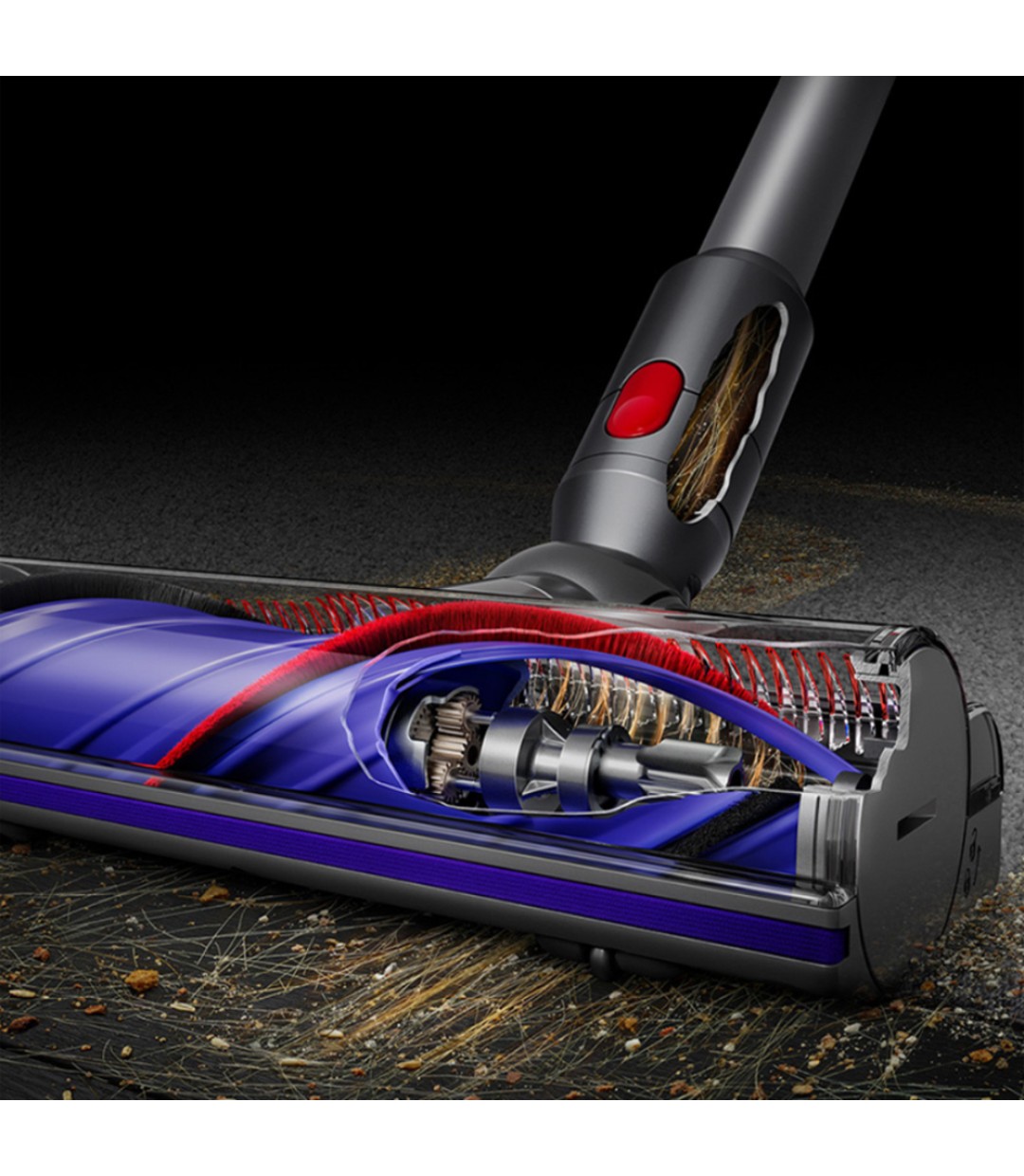 Dyson V7 Advanced Επαναφορτιζόμενη Σκούπα 2 σε 1 Stick & Χειρός 21.6V Ασημί