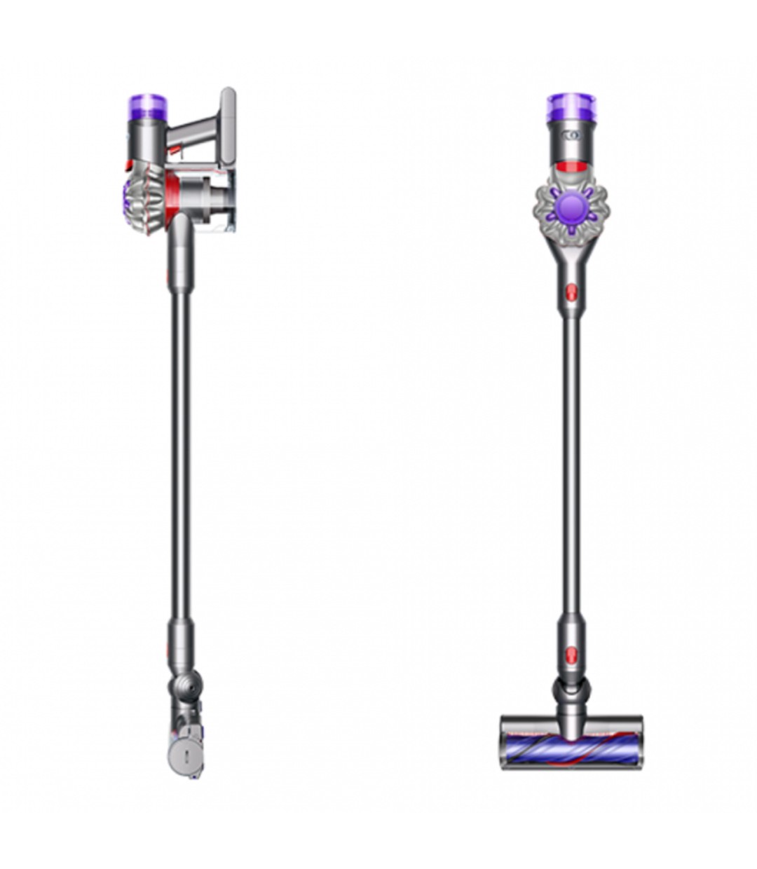 Dyson V7 Advanced Επαναφορτιζόμενη Σκούπα 2 σε 1 Stick & Χειρός 21.6V Ασημί