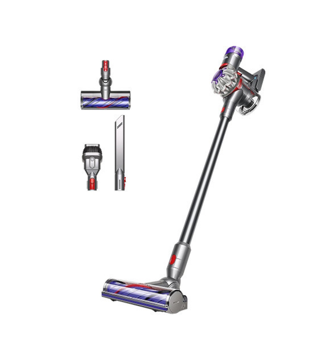 Dyson V8 Advanced Επαναφορτιζόμενη Σκούπα Stick Ασημί