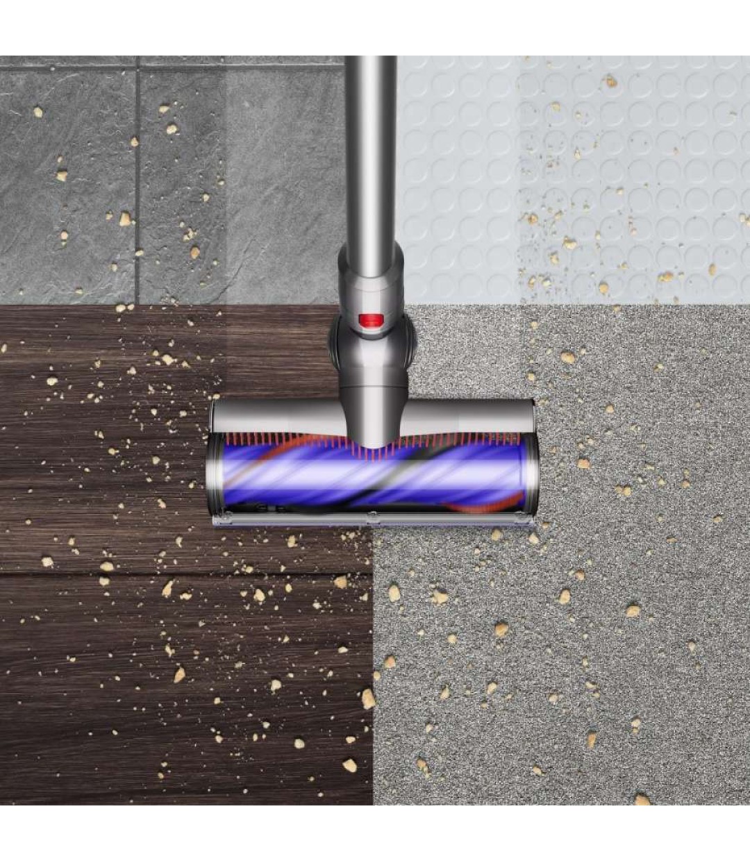 Dyson V8 Advanced Επαναφορτιζόμενη Σκούπα Stick Ασημί