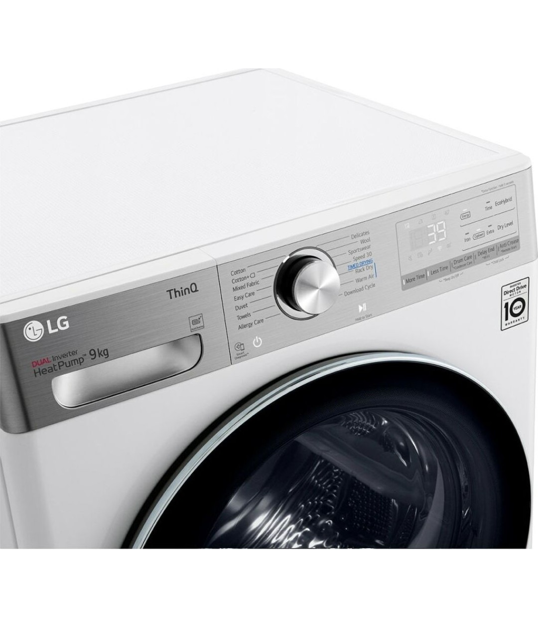 LG RH90V9AV2QR Στεγνωτήριο 9kg A+++ με Αντλία Θερμότητας