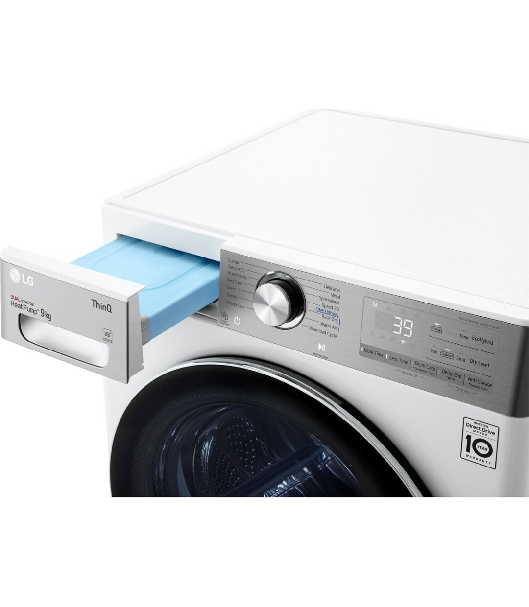 LG RH90V9AV2QR Στεγνωτήριο 9kg A+++ με Αντλία Θερμότητας