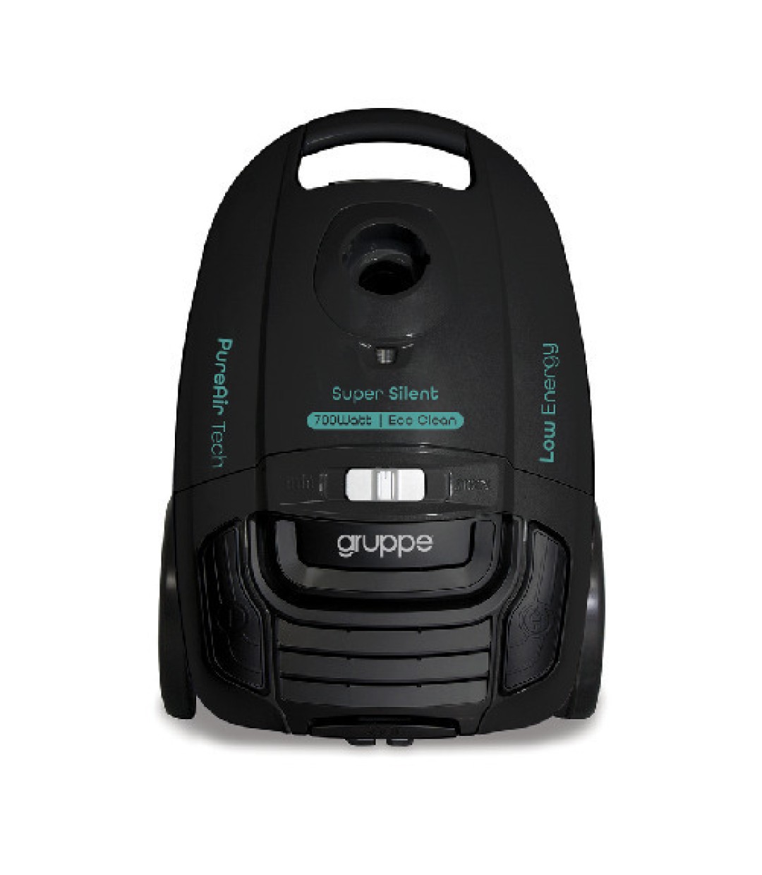 Gruppe VCB43C16A-70 Ηλεκτρική Σκούπα 700W με Σακούλα 3lt Μαύρη