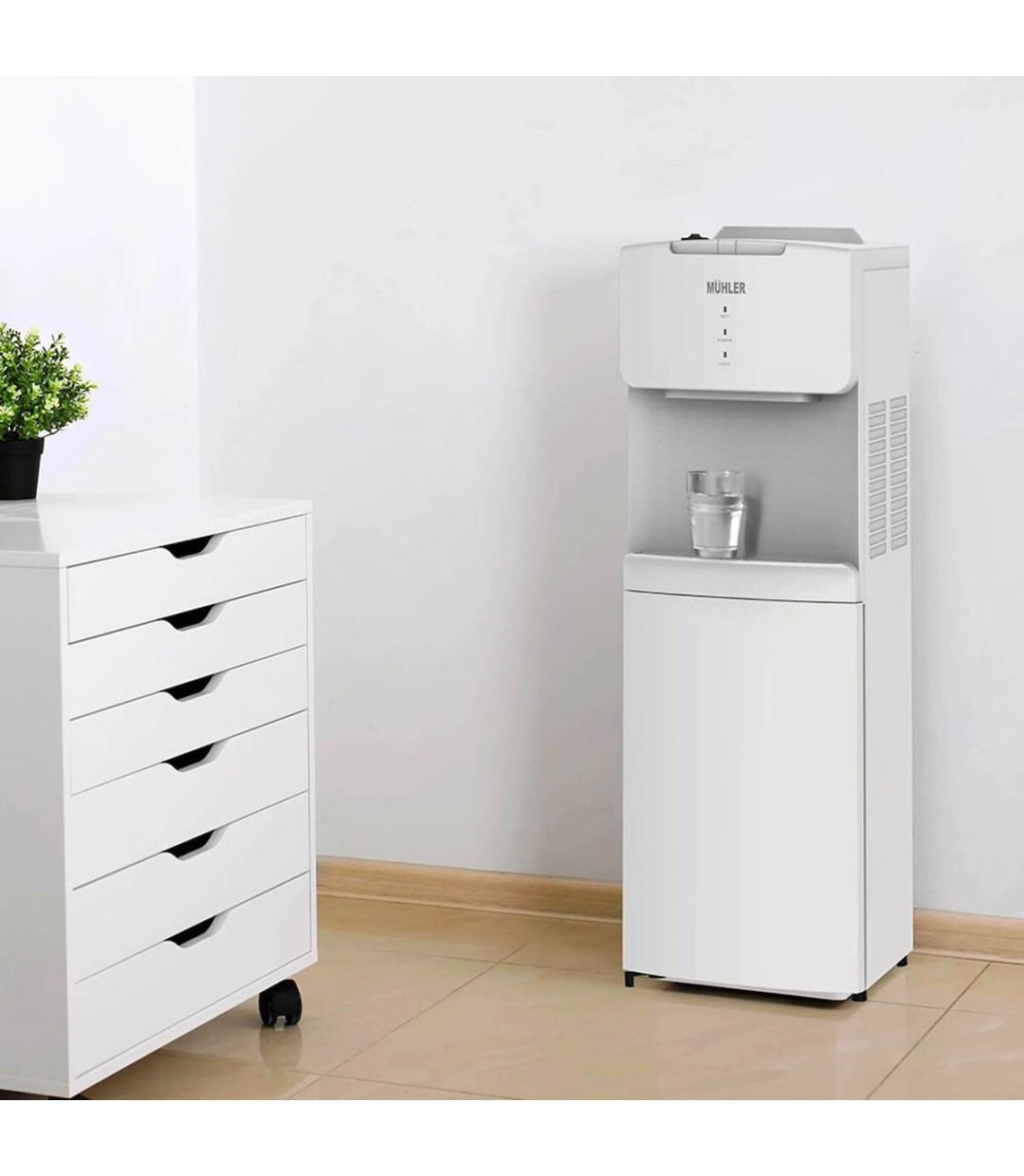 Muhler WD-37CT Ψύκτης Δαπέδου Φιάλης με Παροχή Κρύου Νερού 2lt/h