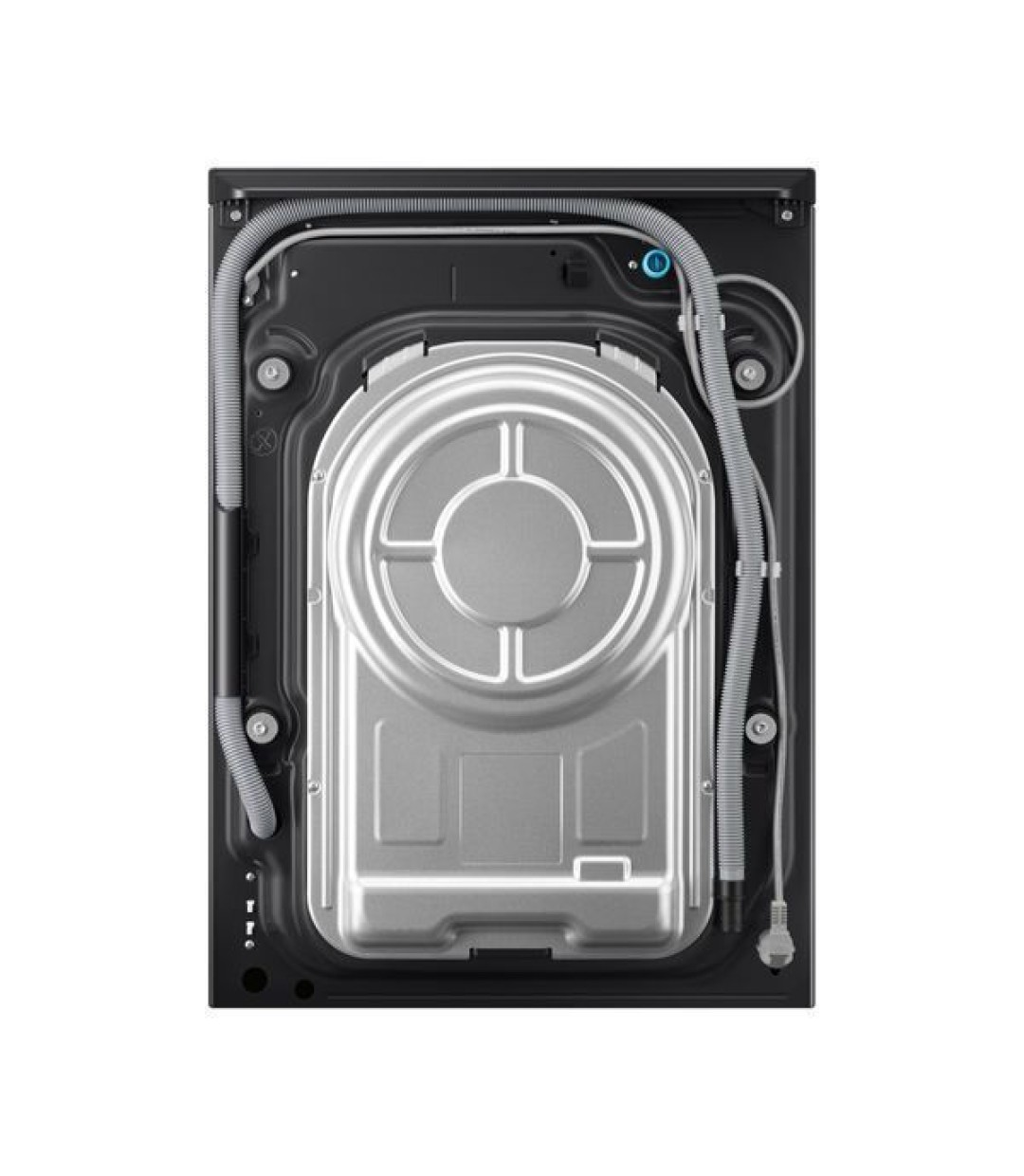 Samsung Πλυντήριο Ρούχων 9kg με Τεχνολογία Ατμού 1400 Στροφών AI Wash Ασημί WF90F09C4SU4