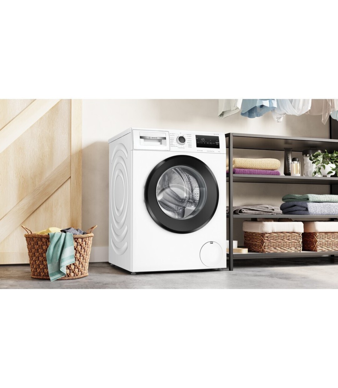 Bosch Πλυντήριο Ρούχων 9kg με Τεχνολογία Ατμού 1400 Στροφών WGJ2440LGR 