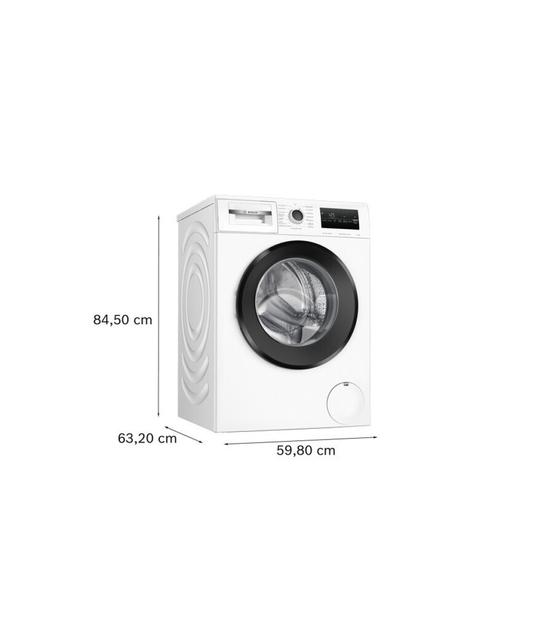Bosch Πλυντήριο Ρούχων 9kg με Τεχνολογία Ατμού 1400 Στροφών WGJ2440LGR 