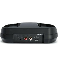 Aiwa WHF-880 Ασύρματα/Ενσύρματα Over Ear Ακουστικά Τηλεόρασης με 10 ώρες Λειτουργίας Μαύρα