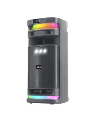 Akai Ηχείο Karaoke με Ασύρματο Μικρόφωνο και Εφέ Φωτισμού X12 σε Μαύρο Χρώμα