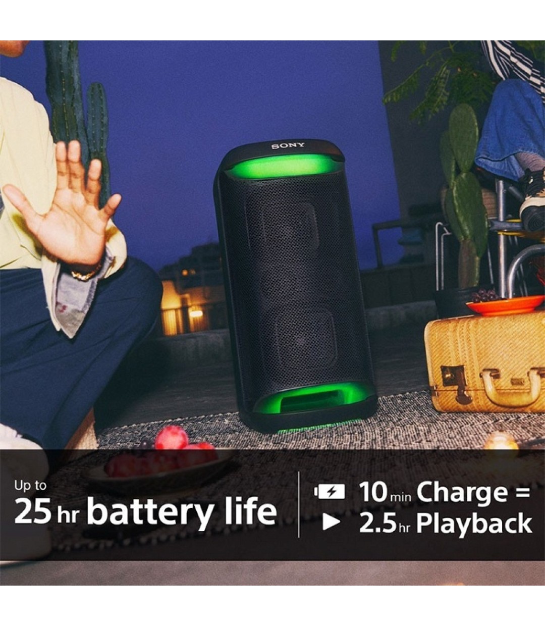 Sony Ηχείο με λειτουργία Karaoke Srsxv500b σε Μαύρο Χρώμα Sony Ηχείο με λειτουργία Karaoke Srsxv500b σε Μαύρο Χρώμα