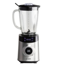 Gruppe YB-S 09 Z Epic Mix Μπλέντερ για Smoothies με Γυάλινη Κανάτα 1.8lt 1800W Inox