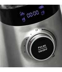Gruppe YB-S 09 Z Epic Mix Μπλέντερ για Smoothies με Γυάλινη Κανάτα 1.8lt 1800W Inox