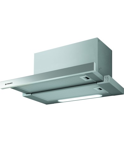 Pyramis Essential Turbo Συρόμενος Απορροφητήρας 60cm Inox
