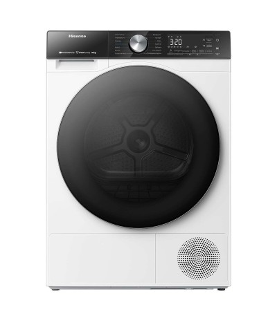 Hisense DH5S102 BW  Στεγνωτήριο 10kg A+++ με Αντλία Θερμότητας