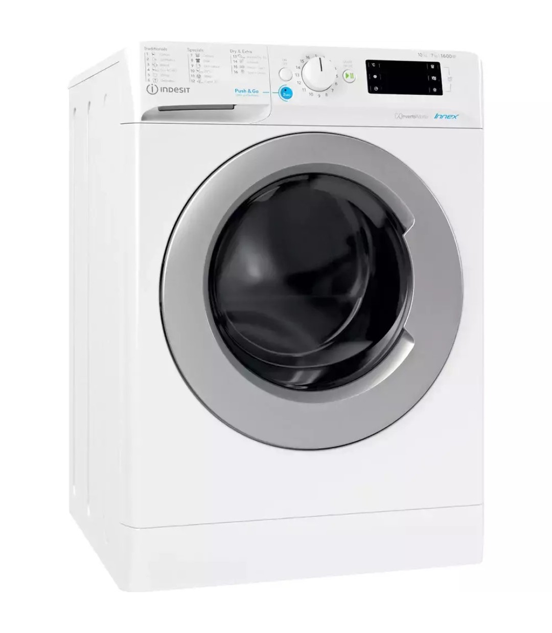 Indesit BDE 107624 8WS EE Πλυντήριο-Στεγνωτήριο Ρούχων Indesit BDE 107624 8WS EE Πλυντήριο-Στεγνωτήριο Ρούχων