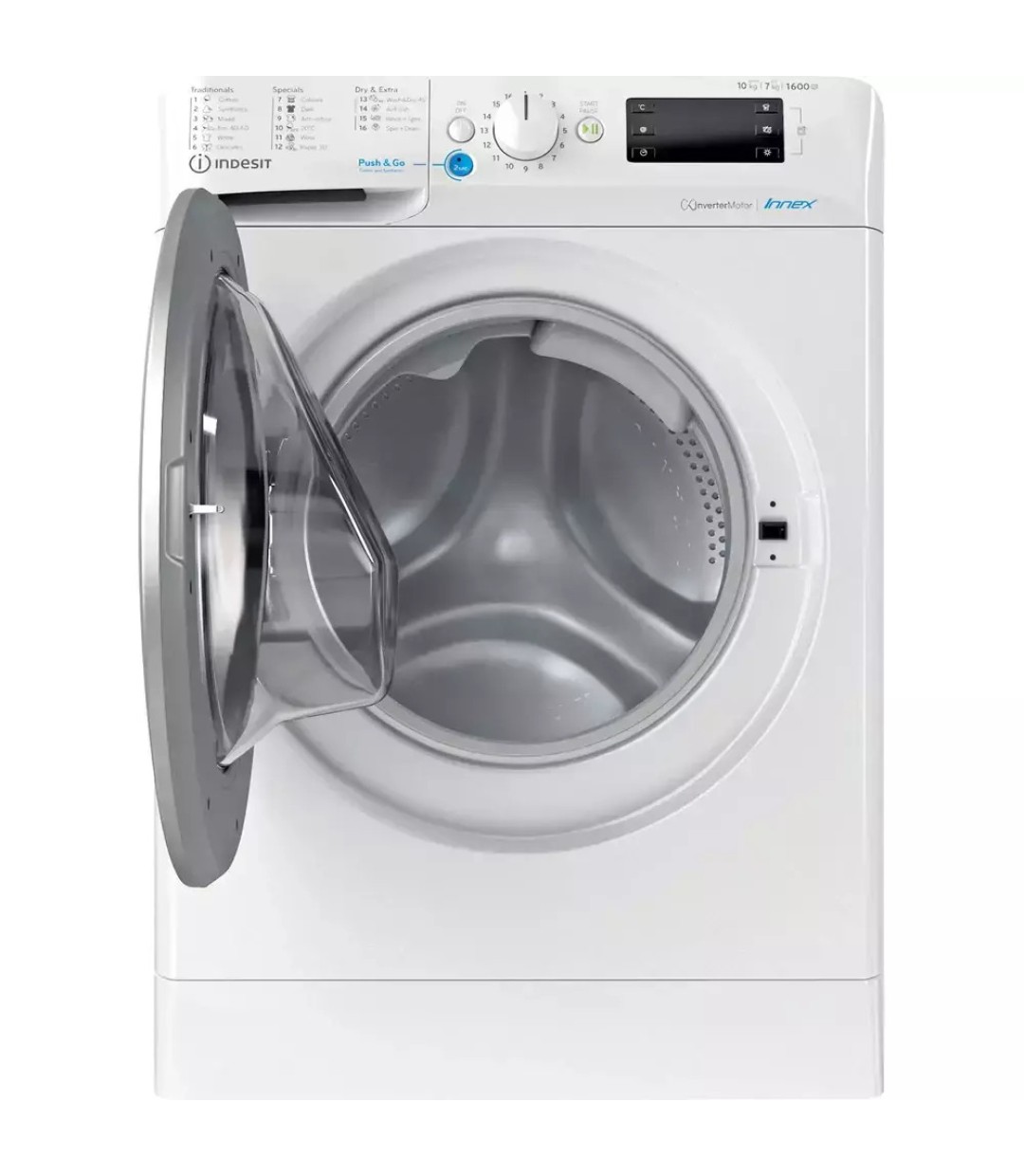 Indesit BDE 107624 8WS EE Πλυντήριο-Στεγνωτήριο Ρούχων Indesit BDE 107624 8WS EE Πλυντήριο-Στεγνωτήριο Ρούχων