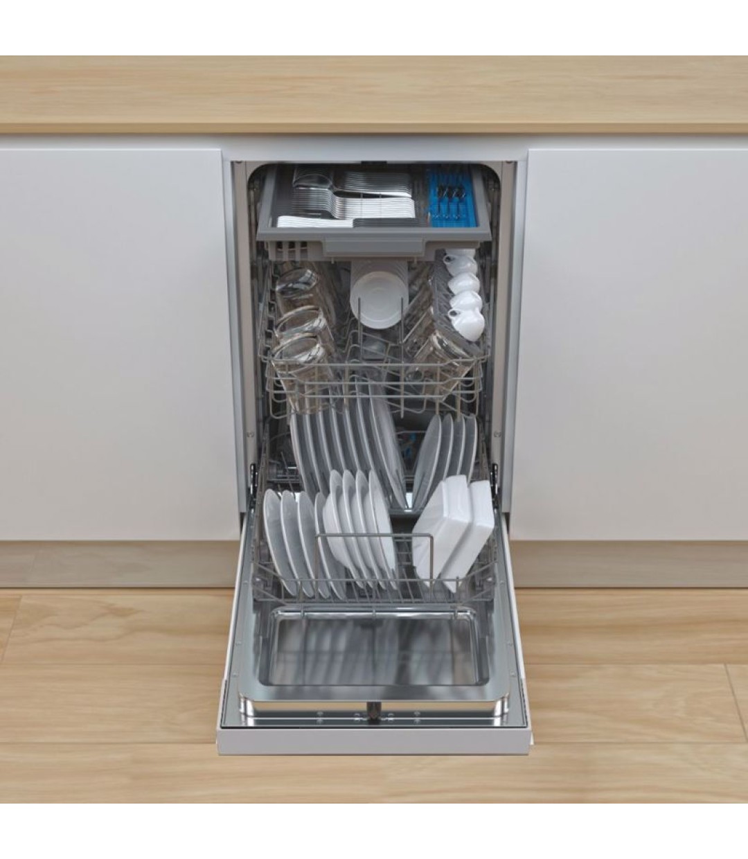 Candy CDSH 2D11453 Εντοιχιζόμενο Πλυντήριο Πιάτων Inox 