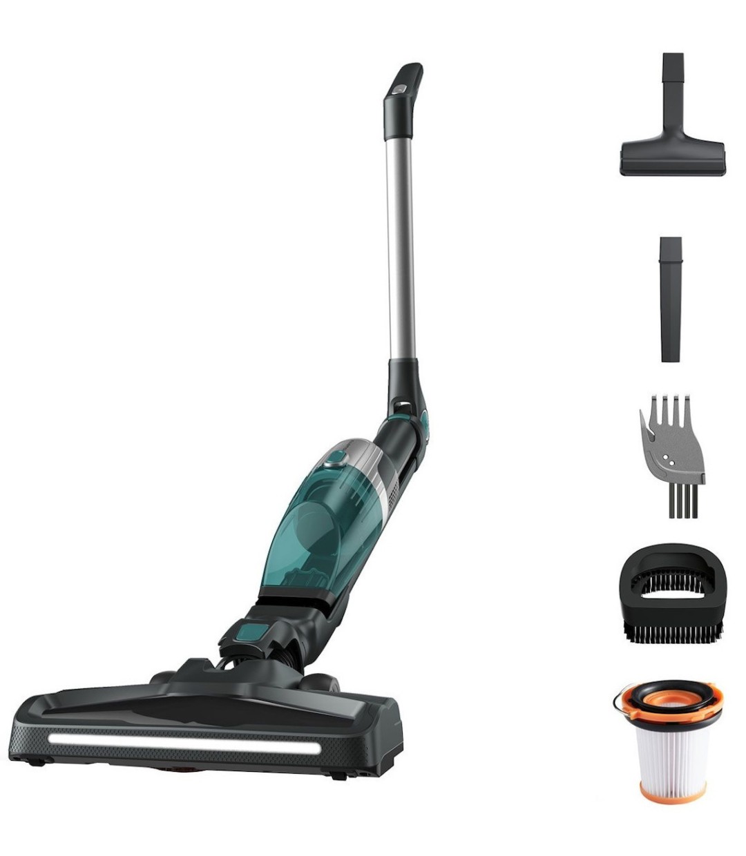 Rowenta RH1239 Επαναφορτιζόμενη Σκούπα Stick Μαύρη