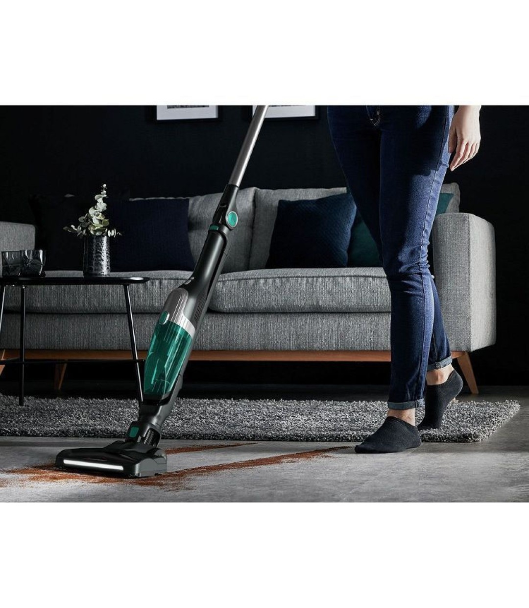 Rowenta RH1239 Επαναφορτιζόμενη Σκούπα Stick Μαύρη