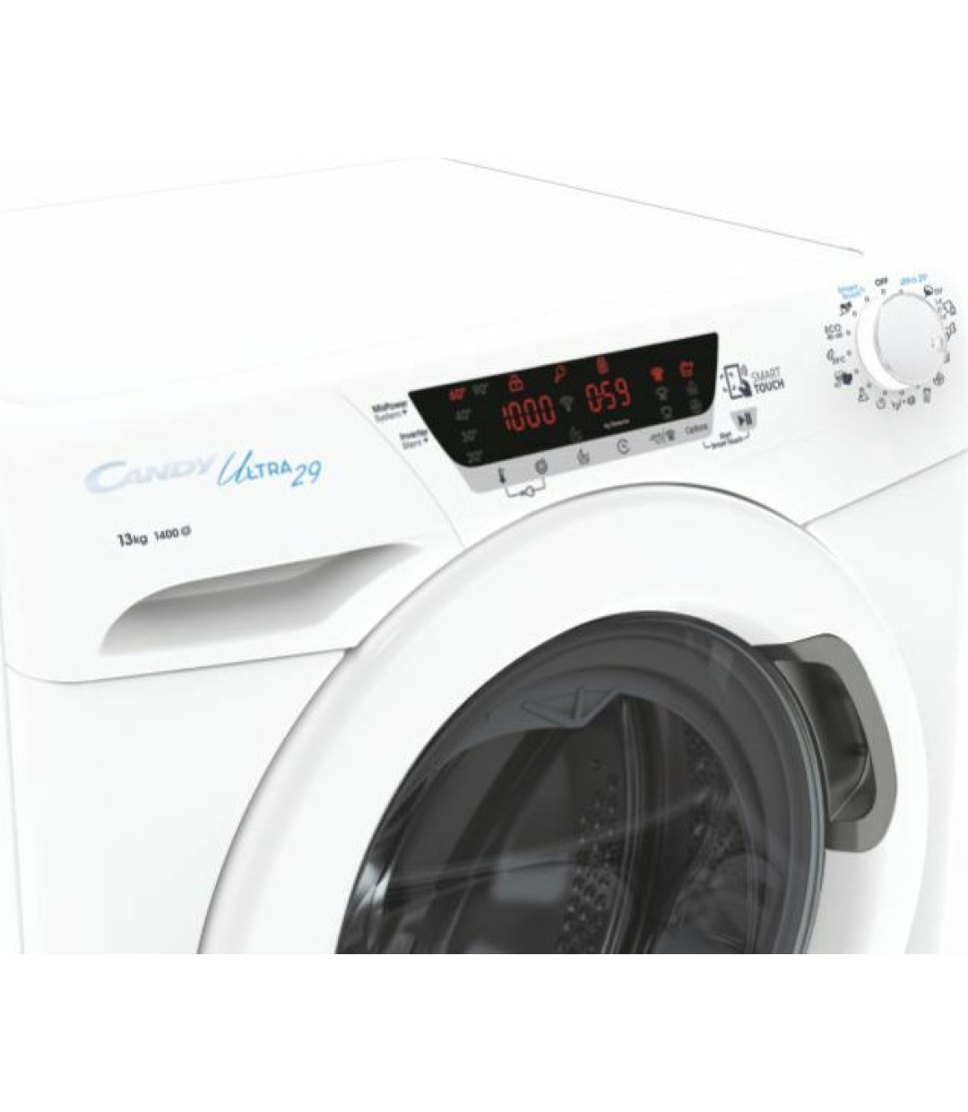 Candy HCU1413TXME/1-S Πλυντήριο Ρούχων 13kg 1400 Στροφών