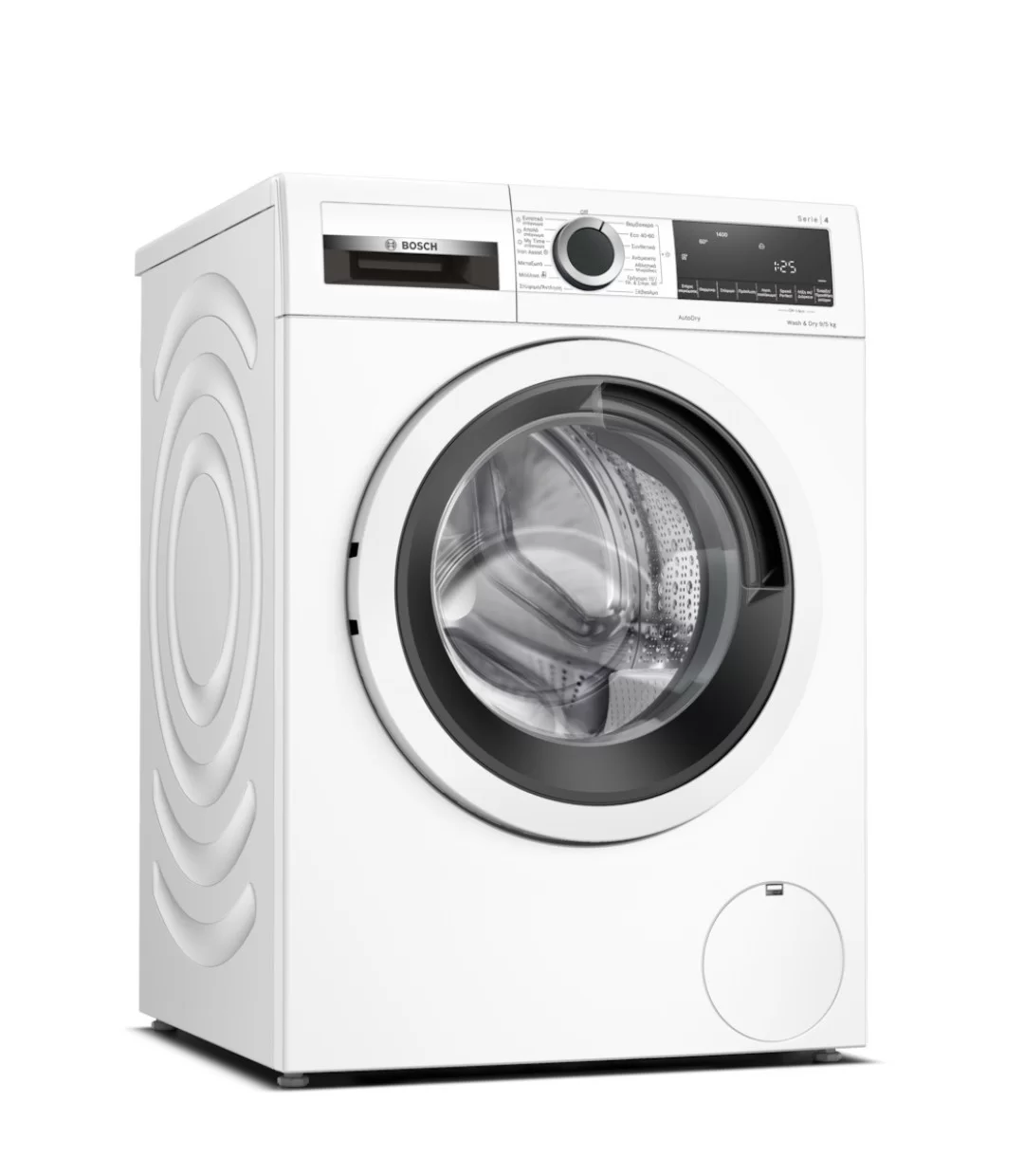Bosch Πλυντήριο-Στεγνωτήριο Ρούχων WNA 144 V9  Ατμού 