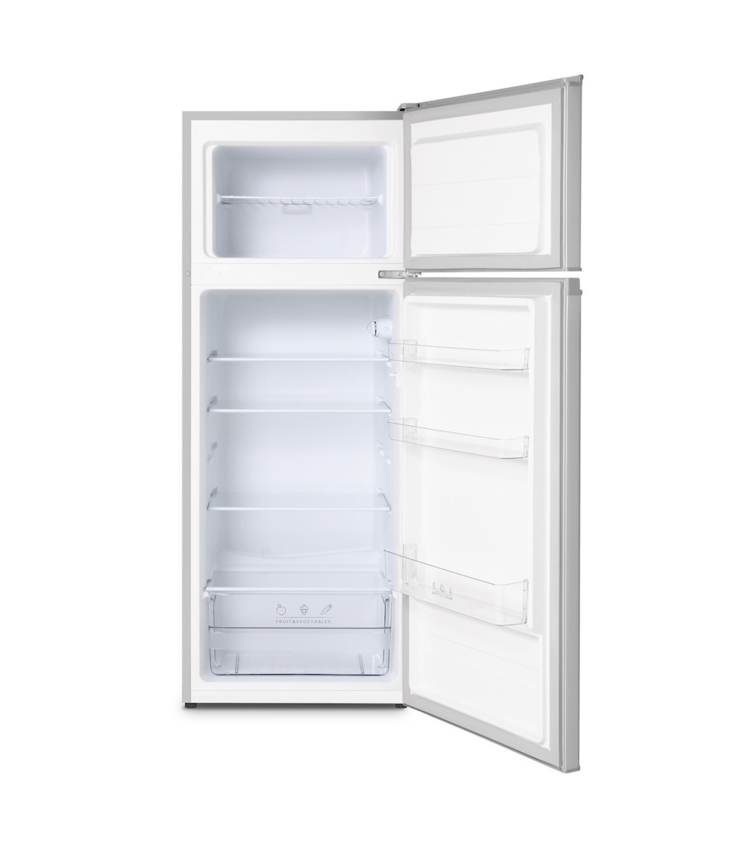 Inventor DP 1446 S Ψυγείο Δίπορτο 204lt Υ143xΠ55xΒ55εκ. Inox