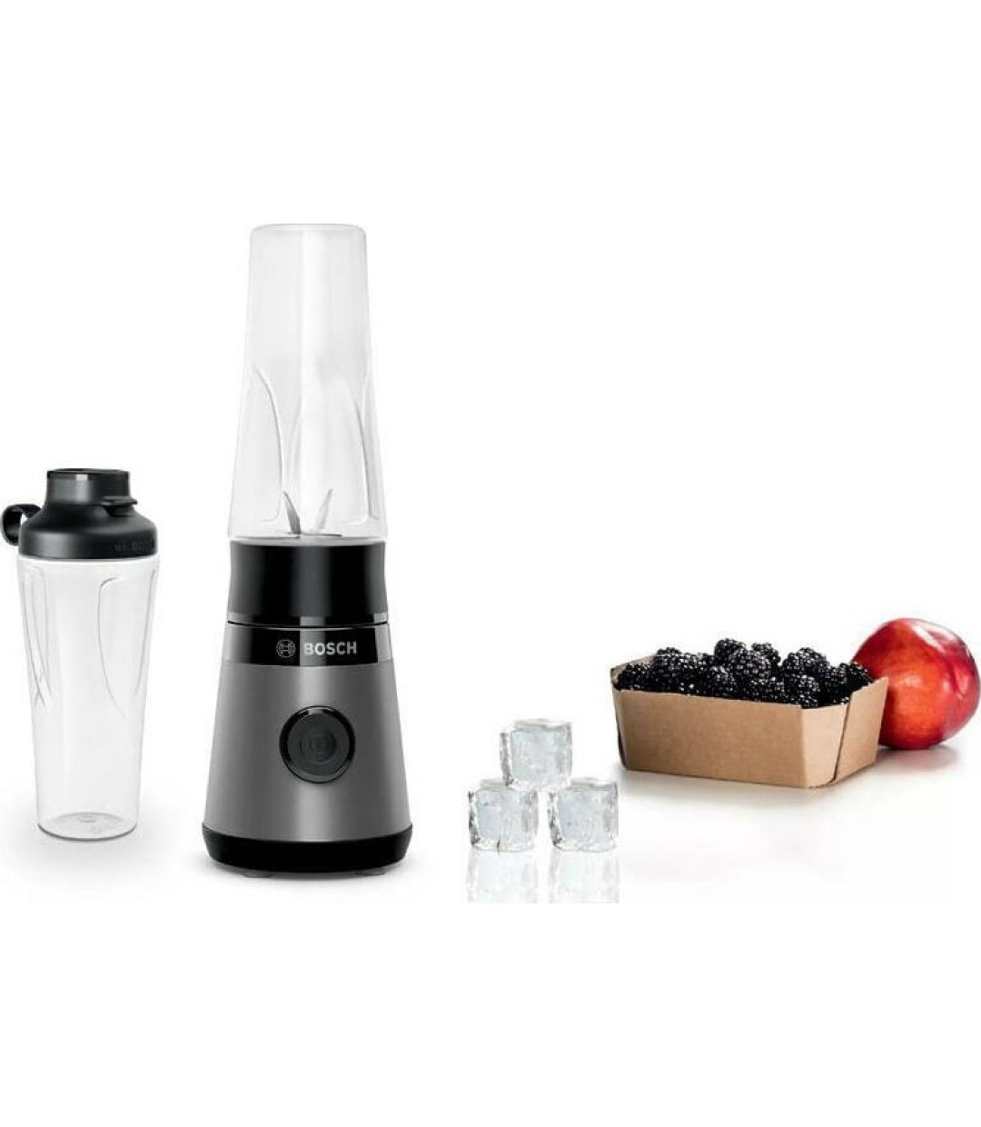 Bosch MMB 2111 S Μπλέντερ για Smoothies 0.65lt 450W Μαύρο