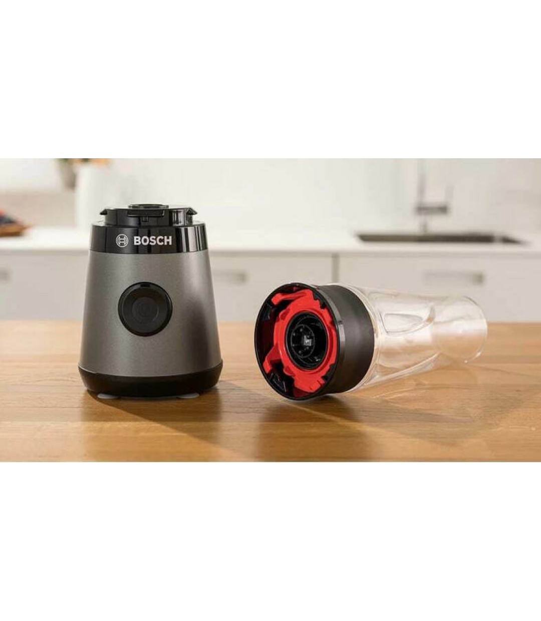 Bosch MMB 2111 S Μπλέντερ για Smoothies 0.65lt 450W Μαύρο