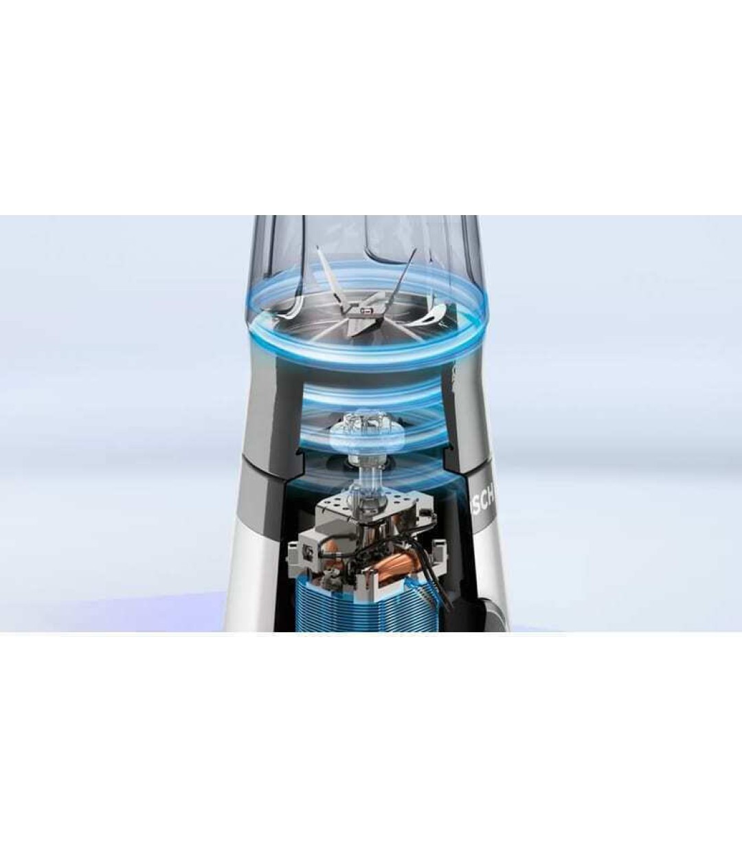 Bosch MMB 2111 S Μπλέντερ για Smoothies 0.65lt 450W Μαύρο