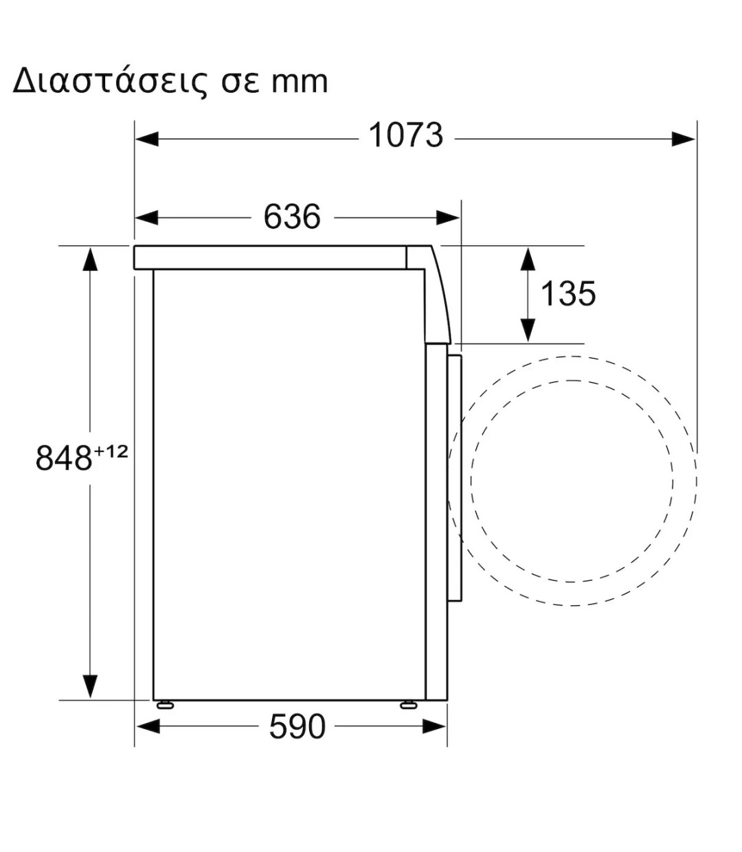 Bosch Πλυντήριο Ρούχων WGG 24409 9kg 1400 Στροφών