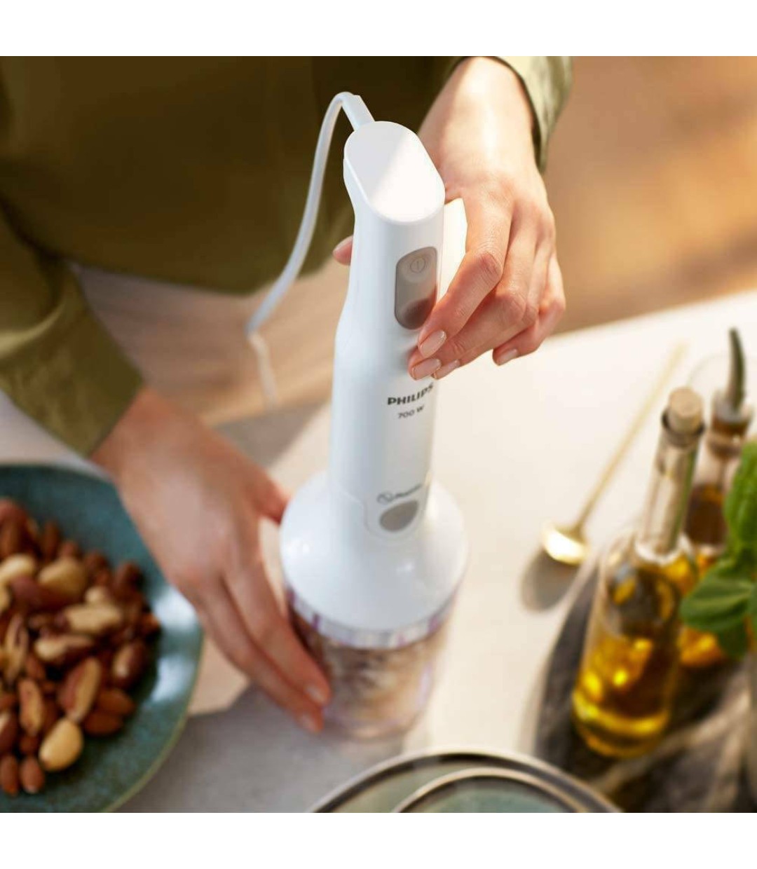 Philips Ραβδομπλέντερ HR 2543/00 με Ανοξείδωτη Ράβδο 700W Λευκό Philips Ραβδομπλέντερ HR 2543/00 με Ανοξείδωτη Ράβδο 700W Λευκό