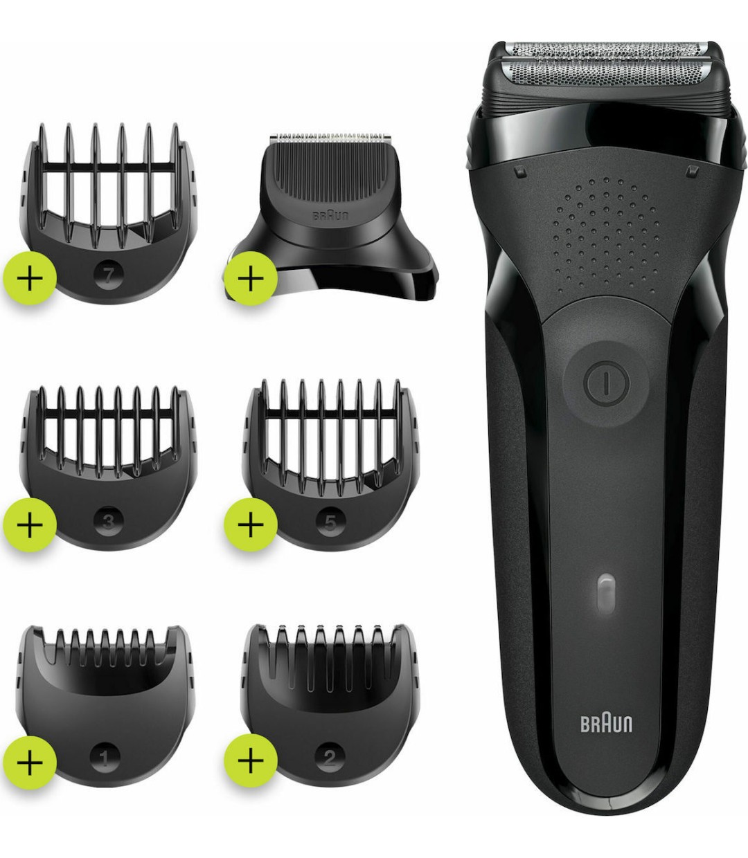 Braun 300BT S3 Shave & Style 276357 Ξυριστική Μηχανή Προσώπου Επαναφορτιζόμενη