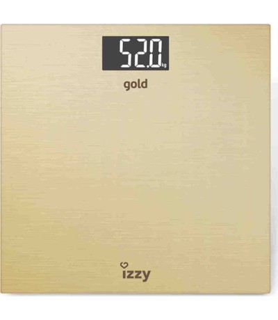 Izzy 3031 Ψηφιακή Ζυγαριά σε Χρυσό χρώμα