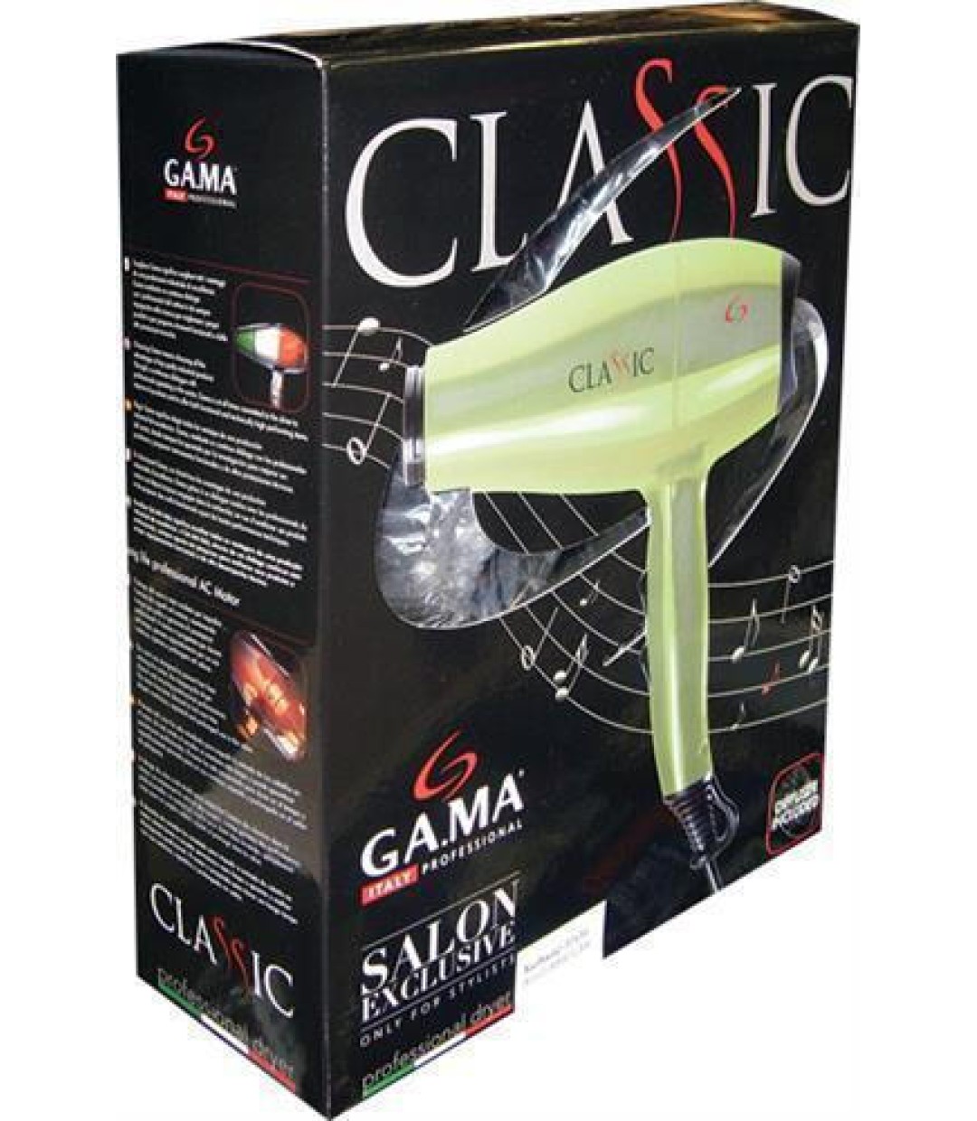 GA.MA A11.CLASSIC.VE Επαγγελματικό Πιστολάκι 2200W 37141