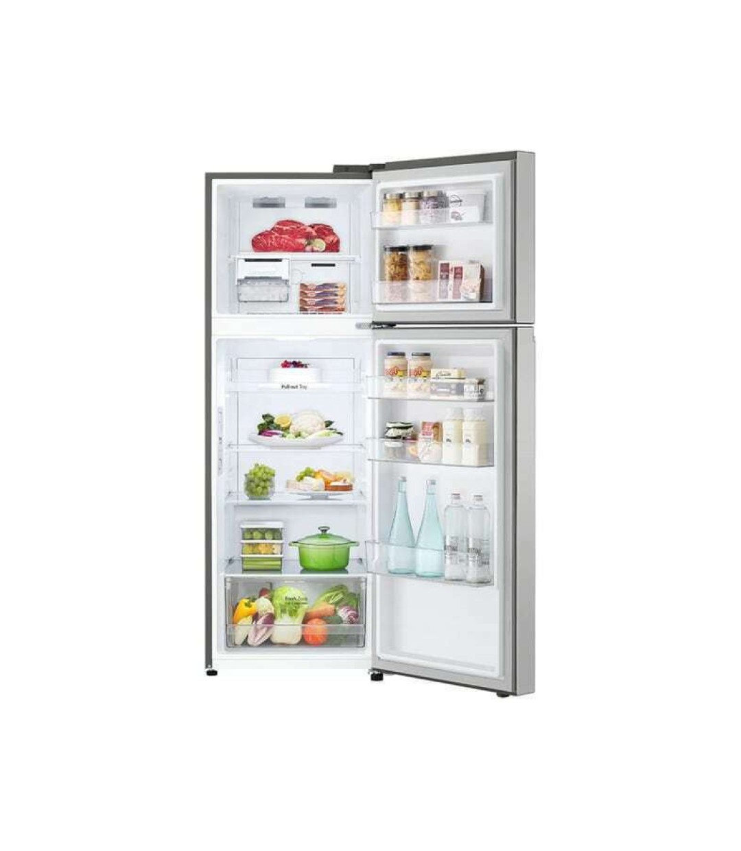 LG GTBV38PZGKD Ψυγείο Δίπορτο 335lt Total NoFrost Inox