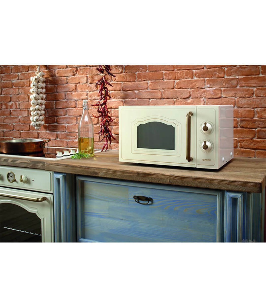 Gorenje MO4250CLI Φούρνος Μικροκυμάτων με Grill 20lt Μπεζ