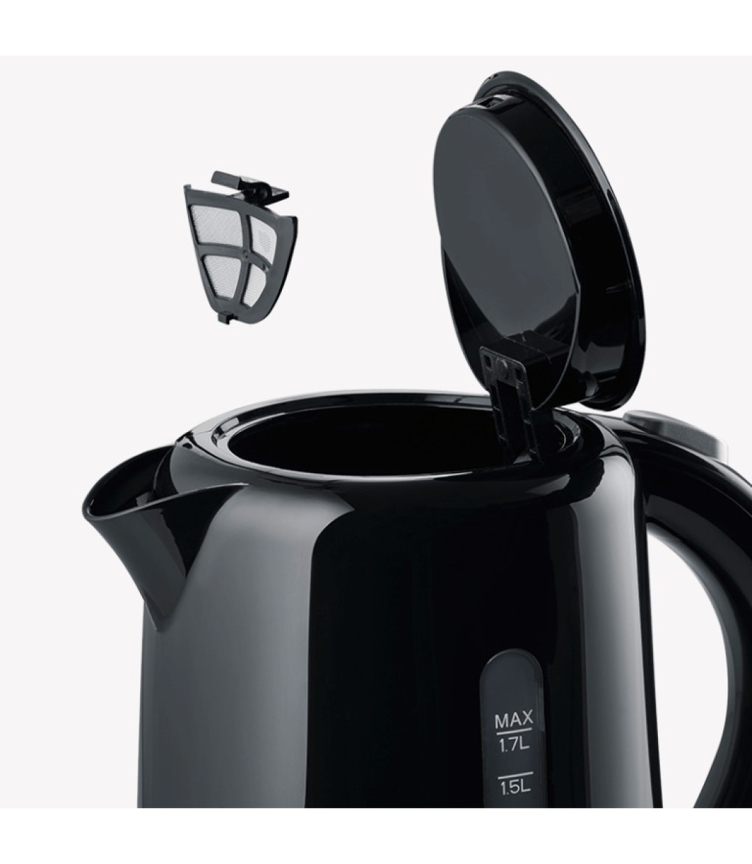 Severin WK 4322 Βραστήρας 1.7lt 2200W Μαύρος  