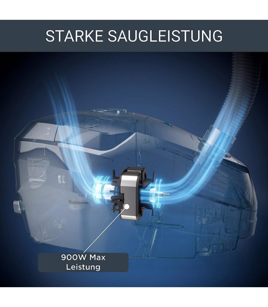 Rowenta RO4933 Green Force Max Ηλεκτρική Σκούπα 900W Μαύρη