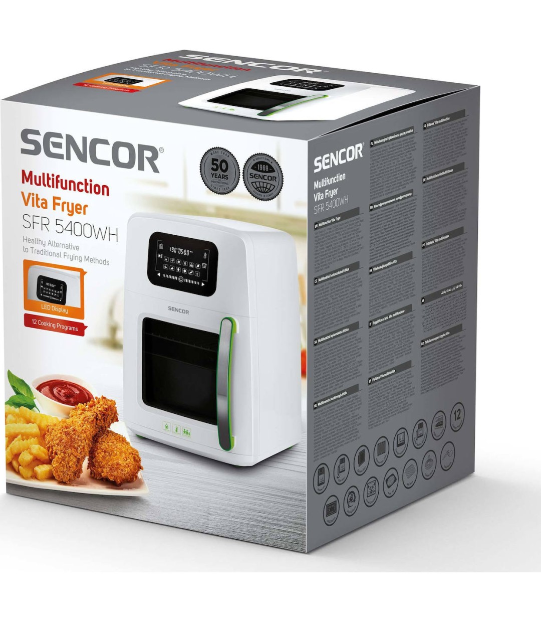 Sencor SFR 5400WH Φριτέζα Αέρος 11lt Λευκή