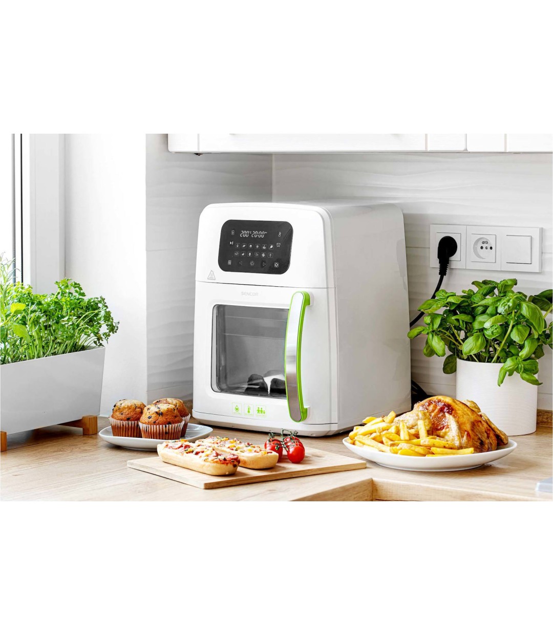 Sencor SFR 5400WH Φριτέζα Αέρος 11lt Λευκή