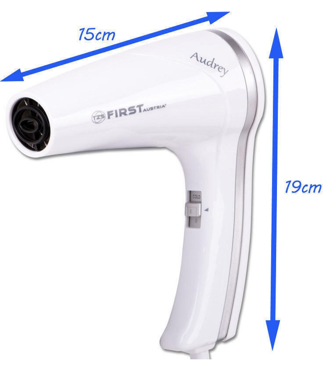 First Austria FA-5655-1 Σεσουάρ Ξενοδοχείου Λευκό 1.2kW