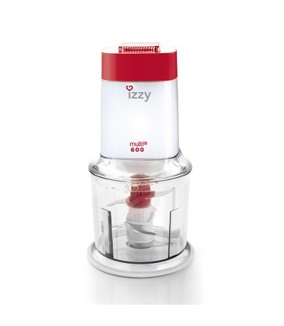Izzy Multi 600 Red Πολυκόπτης Multi 600W με Δοχείο 600ml